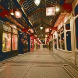 A shopping alley