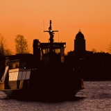 Suomenlinna ferry M/S Tor arriving to Kauppatori