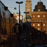 Siltasaarenkatu street and Kallio church