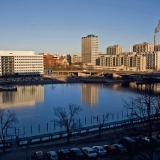 Hakaniemenranta waterfront and Merihaka district