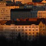 Apartment buildings at Pitknsillanranta