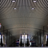 Escalators at Hakaniemi metro station