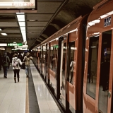 Metro train at Rautatientori