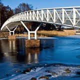 Bridge over Laukkaniemensalmi between Kaskisaari and Lauttasaari