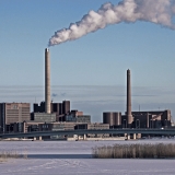 Lapinlahti bridge and Salmisaari power plant