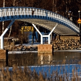 Bridge over Laukkaniemensalmi between Kaskisaari and Lauttasaari