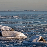 Harmaja light house seen from Srkiniemi