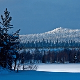 Valtavaara seen from Virkkula village