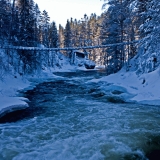 Myllykoski rapids in Kitkajoki river in Kuusamo