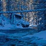 Myllykoski rapids in Kitkajoki river in Kuusamo