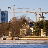 Kesranta,prime minister's official residence and Meilahti hospital