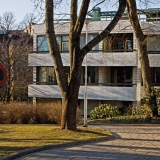 A small apartment building at Myllytie 2 in Kaivopuisto