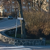 The intersection of Ehrenstrmintie ja Itinen puistotie in Kaivopuisto