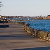 The Ehrenstrmintie footpath at Kaivopuisto