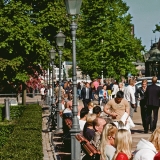 Esplanadi park at summer