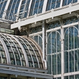 A greenhouse at the botanical garden