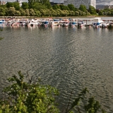 Tokoinranta and Kallio district seen from the other side of Elintarhanlahti bay