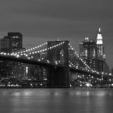 Brooklyn Bridge and downtown Manhattan