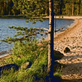 Venjnhiekka beach at Tiilikkajrvi national park