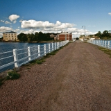 Bridge between Lnsi-Musta and Pikku-Musta islands at Suomenlinna