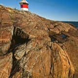 A beacon at Lnsi-Musta island