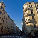 The intersection of Meritullinkatu and Maneesikatu