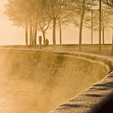 Ehrenstrmintie street bathing in the sun