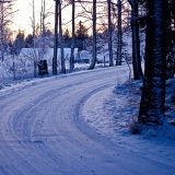 A winter road