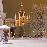 Main guard and Uspenski cathedral