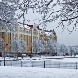 Siltasaarenranta in winter