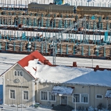 Timber at Kemi railway station