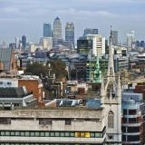 Canary Wharf skyscrapers