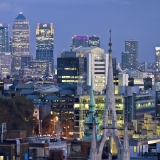 Canary Wharf skyscrapers