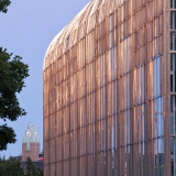 Glass wall at the National opera