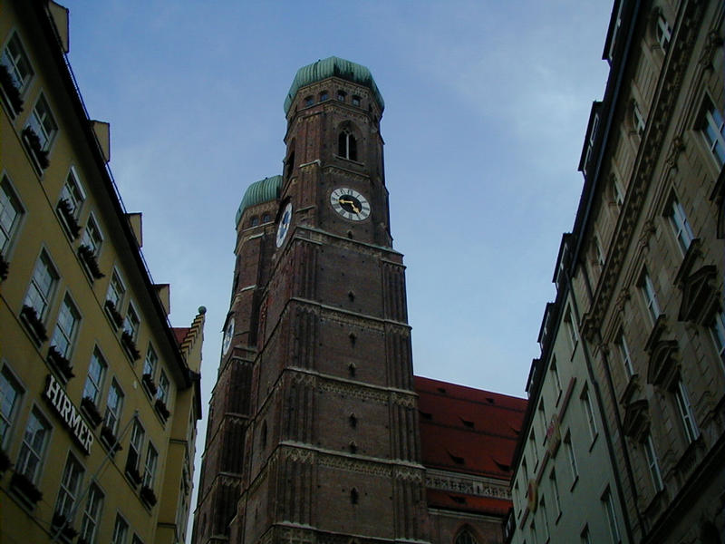 The towers of the Munich cathedral