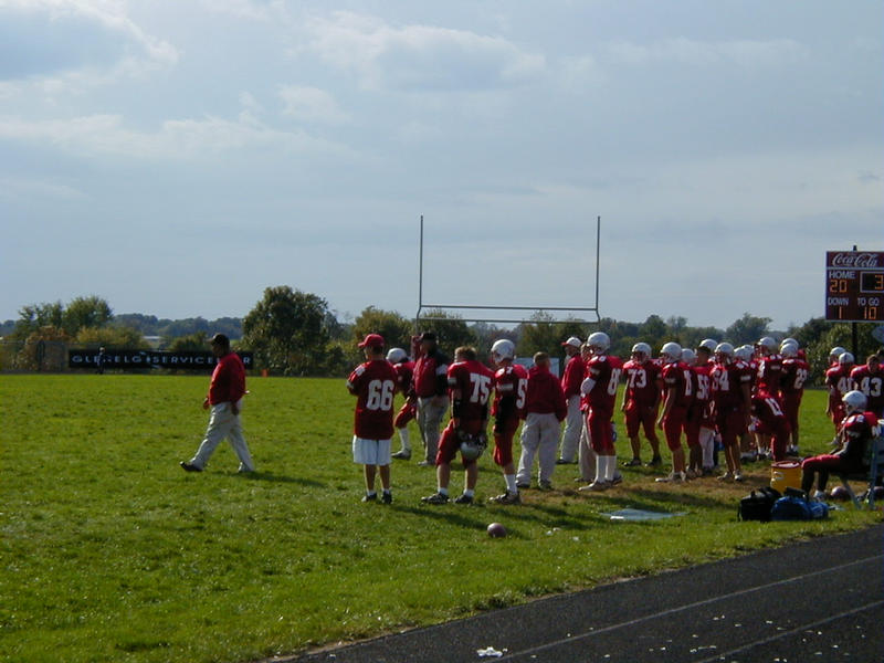 The Glenelg Gladiators at a home game