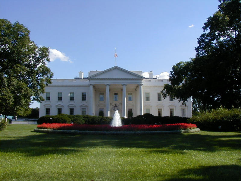 The White House and its front yard