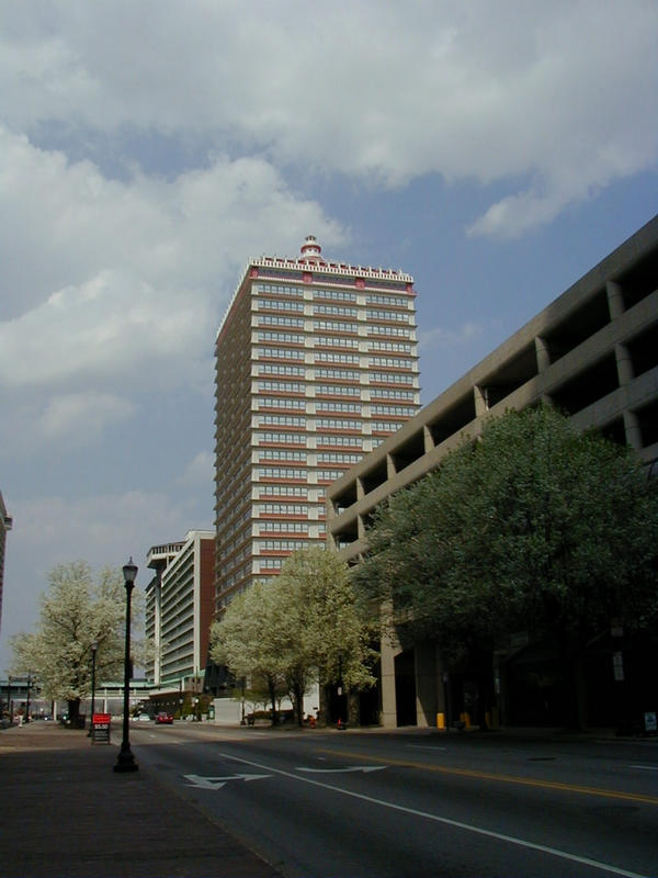 A view from the street at Louisville