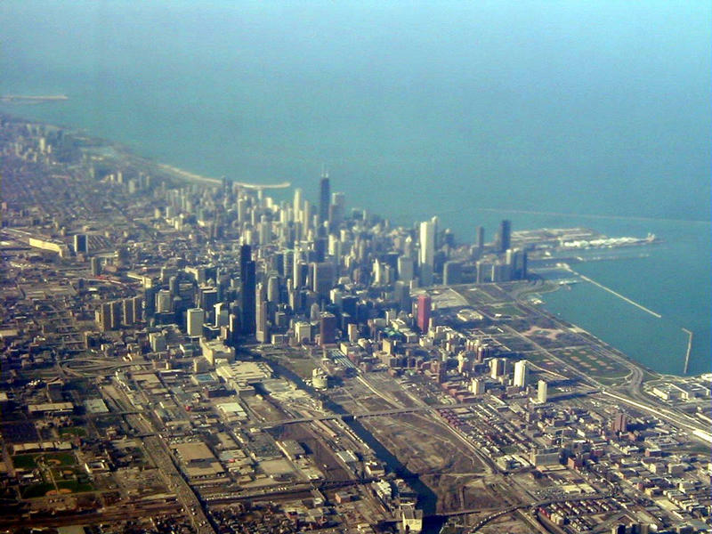 Aerial picture of Chicago