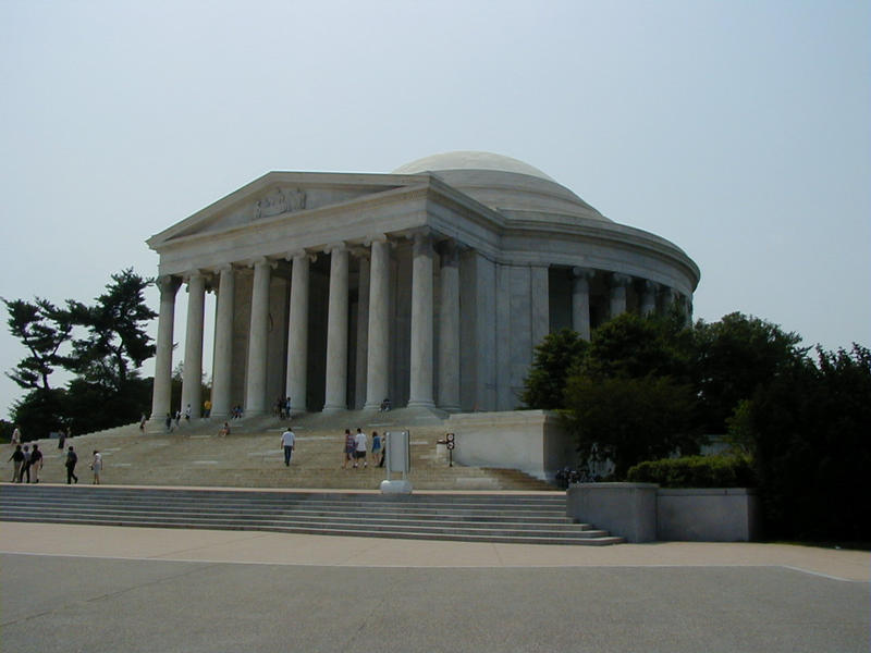 The Jefferson memorial