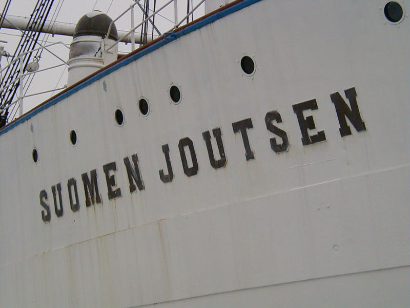 The Suomen Joutsen sailing ship