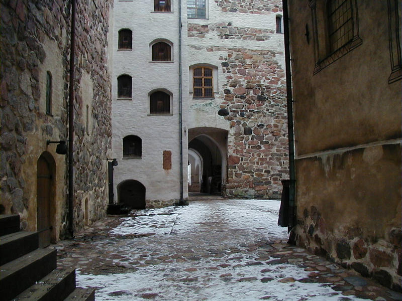 The inner yard of the Turku castle