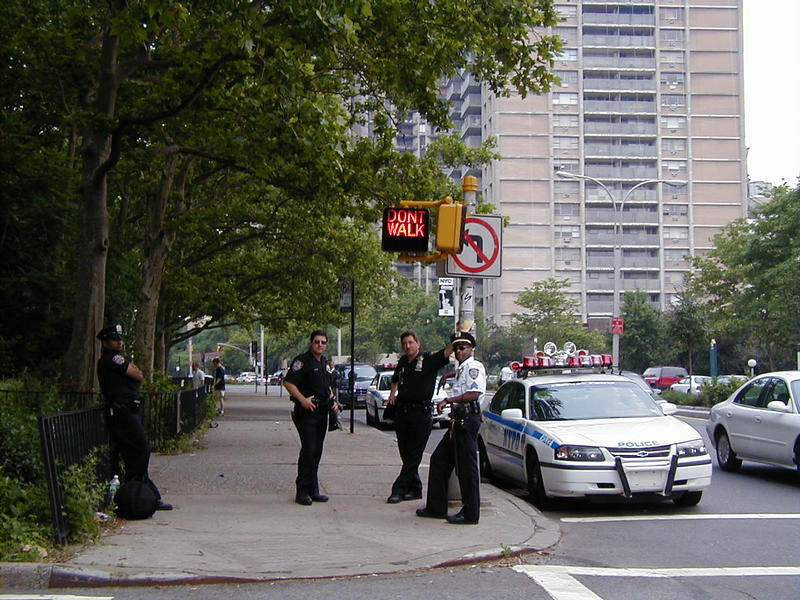 NYPD officers at Brooklyn