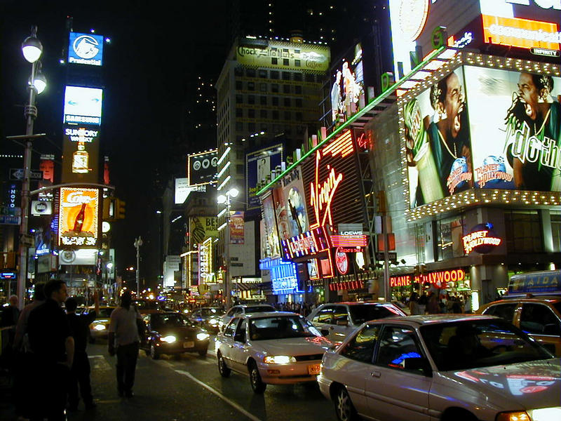 Times Square by night