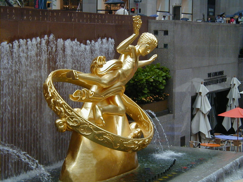 Prometheuksen patsas Rockefeller Centeriss