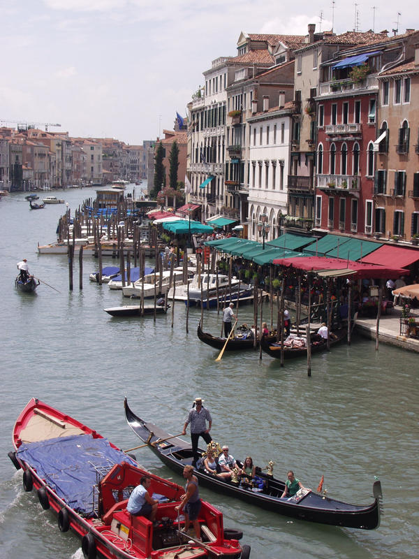 Gondolas at the Grande Canale