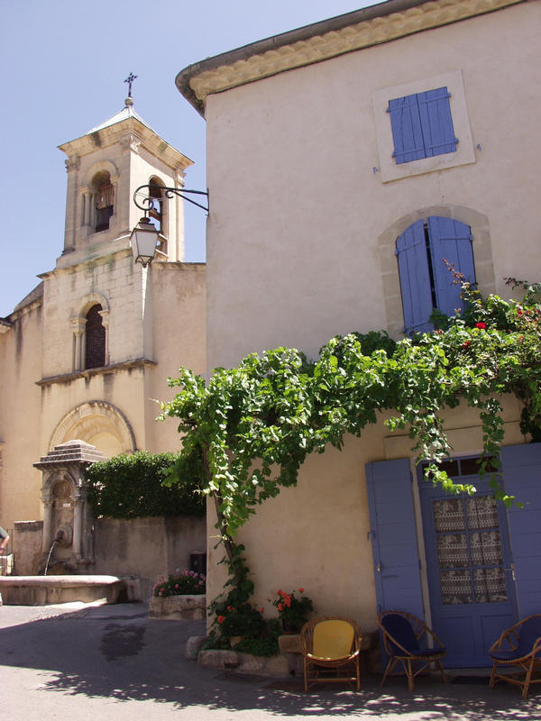 A church and a house