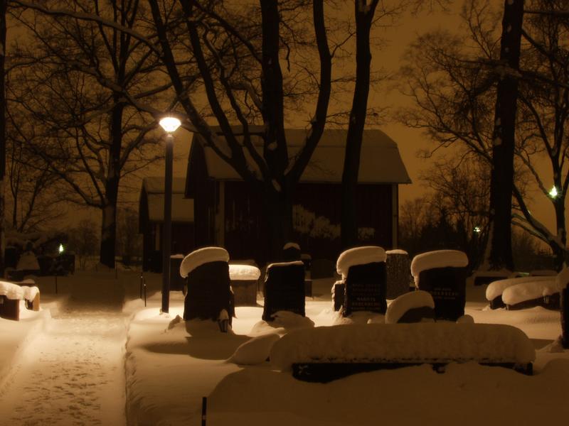 The graveyard of the Helsinki Parish church