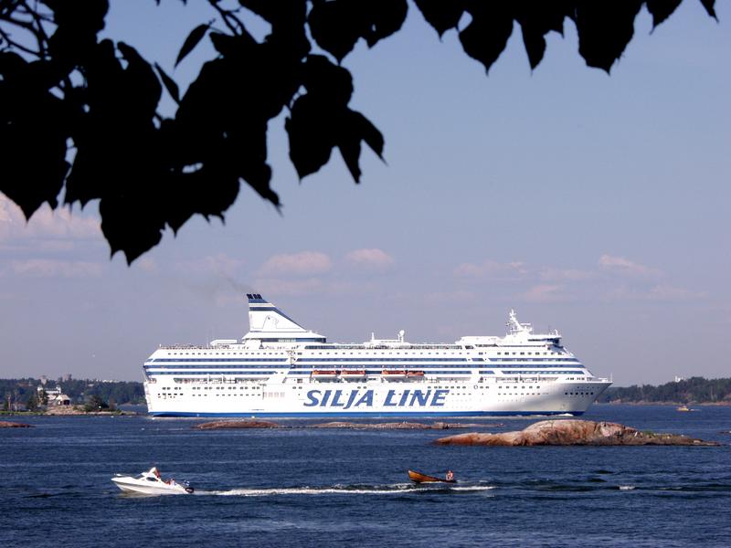 Silja Line's ferry at Kruunuvuorenselk