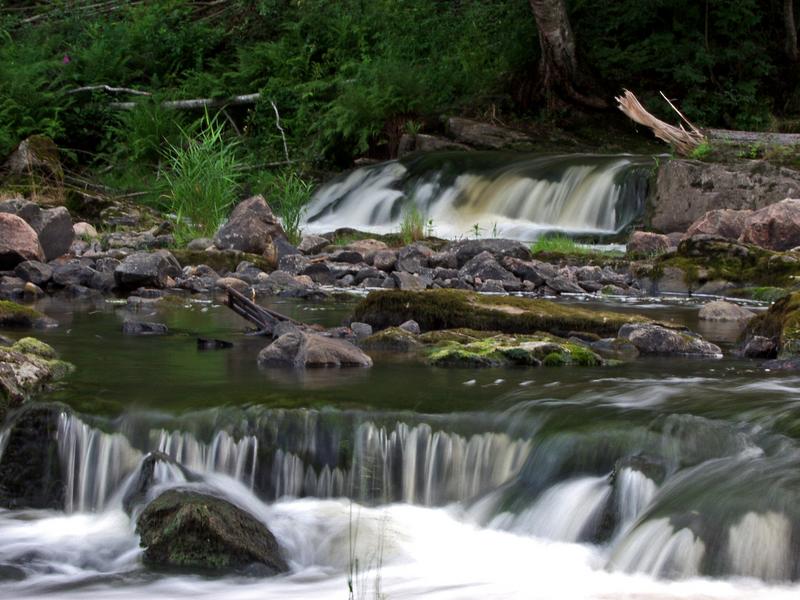 Waterfalls at Myllykoski rapids